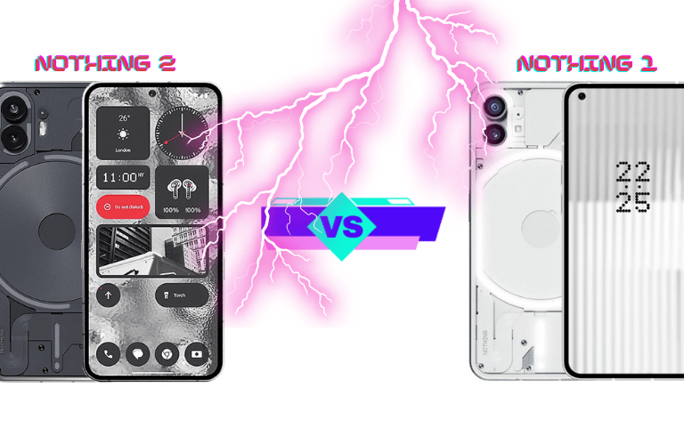 Nothing Phone 2 vs Nothing Phone 1